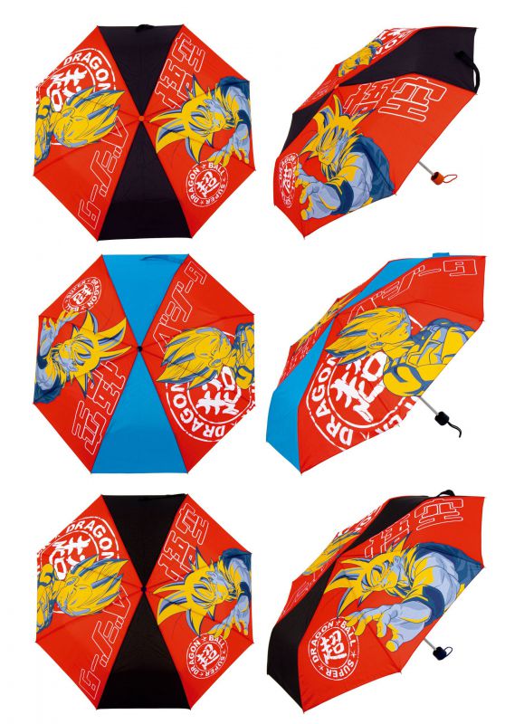 Paraguas de poliÉster plegable de dragon ball, 8 paneles, diÁmetro 96cm, apertura manual