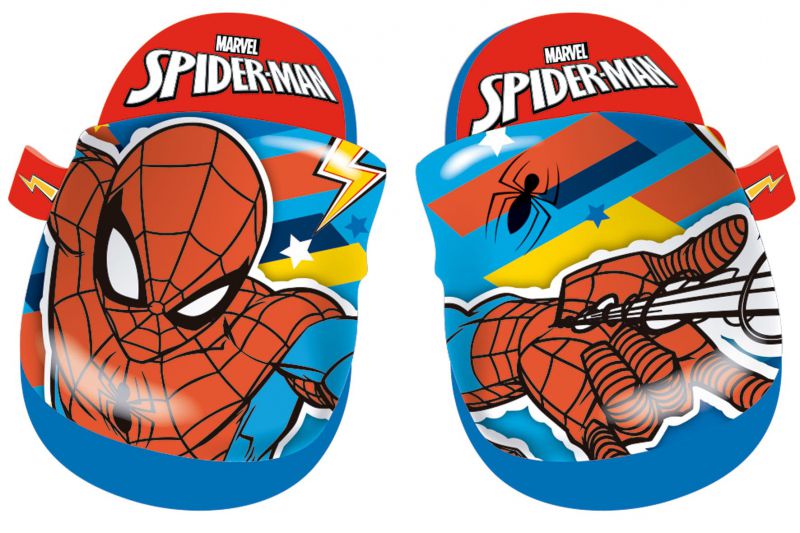 Zapatillas abiertas con suela textil de spiderman