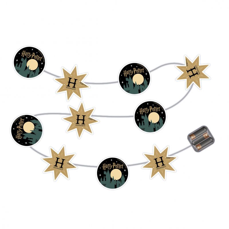 Guirnalda de luces de <span>navidad</span> con 10 leds cÁlidos - 165cm. de harry potter