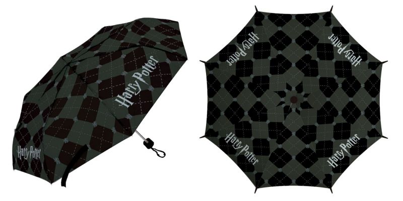Paraguas de poliÉster <span>plegable</span> de harry potter, 8 paneles, diÁmetro 96cm, apertura manual, a prueba de viento