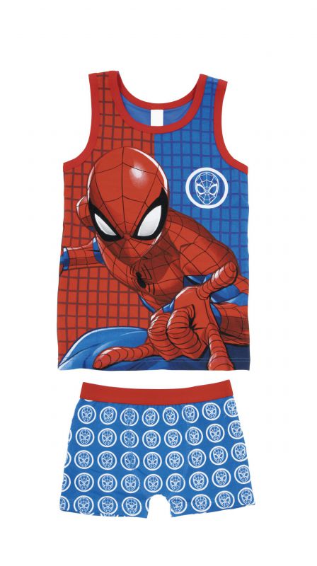 Conjunto de interior camiseta+pantalÓn de algodÓn niÑo de spiderman